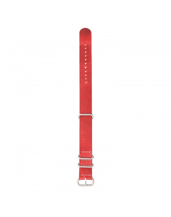 Ricambio cinturino orologio W2 in pelle rossa 280mm